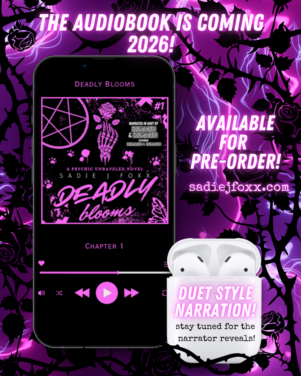 (PRE-ORDER) Deadly Blooms Audiobook