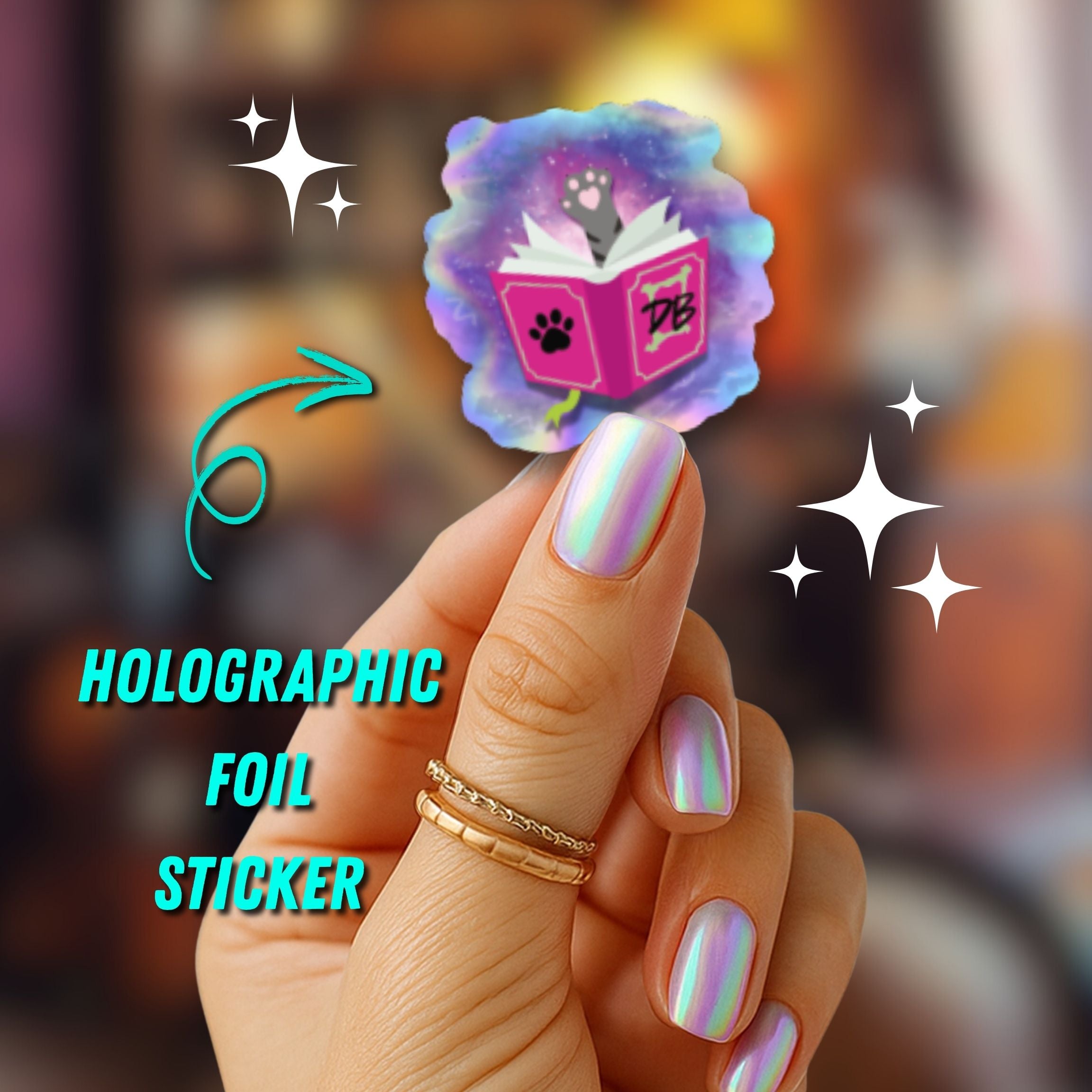 Chester Spell Holographic Sticker